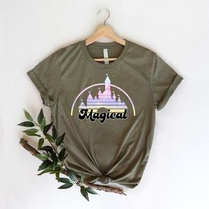 Magical Shirt, Disney Castle Shirt, Disney Custom Shirt,Disney Shirt, Disneyland